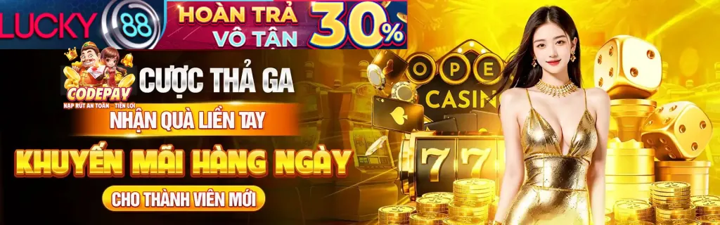Banner khuyến mãi slot